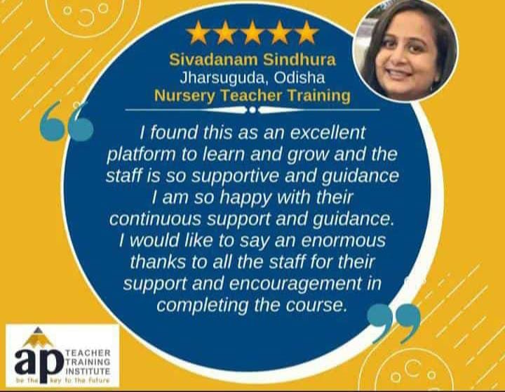 Nursery teacher training course