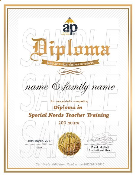 Diploma in Special Education Teacher Training